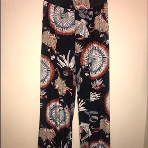 Tribal Print, Flowy Pants, WITH POCKETS